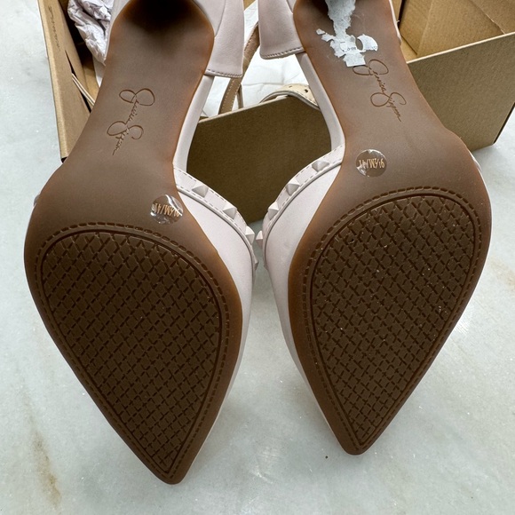 Blush Jessica Simpson high heels 3 inch heel - Picture 5 of 7